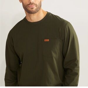 NWT Pendleton Long Sleeve Deschutes Pocket tee XXL green